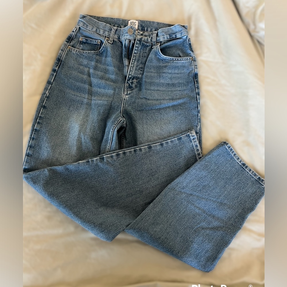 BDG wide leg night rise jeans